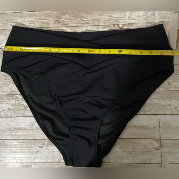 🆕 PINK VICTORIA’S SECRET SWIM  V-CROSSOVER HIGH-WAIST BIKINI BOTTOMS XXL 20 - Picture 13 of 16